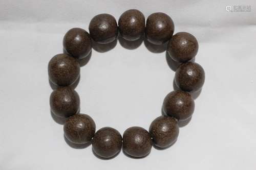 Chinese Wood Beads Bracelet