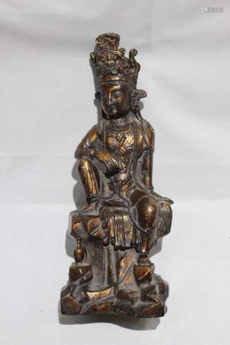 Chinese Gilt Bronze Buddha