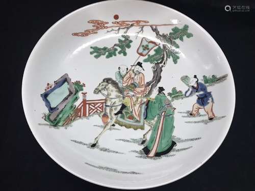 Chinese Famille Rose Porcelain Plate