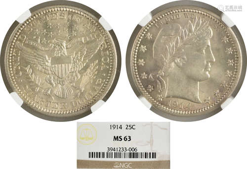 USA 1914  25c