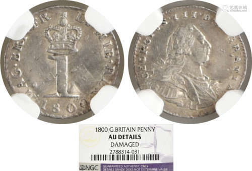 英國 1800 1 penny