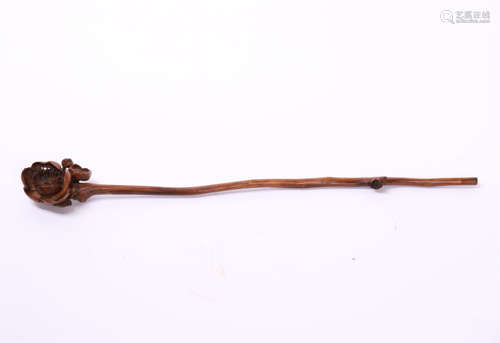 CHINESE BOXWOOD RUYI SCEPTER