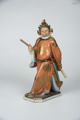 Porcelain Figure of Monkey King