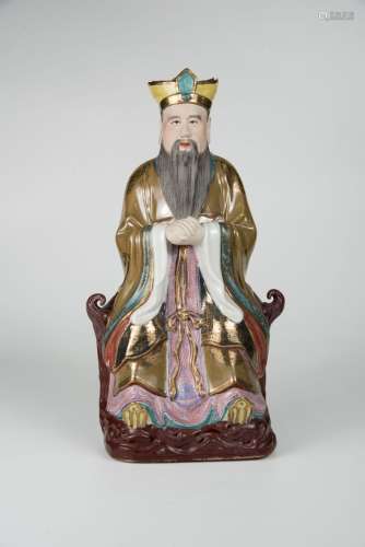 Porcelain Figure of Confucius