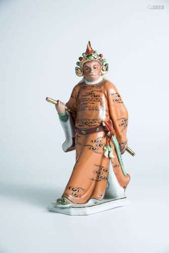 Fifties, A Pottery Monkey King Figure