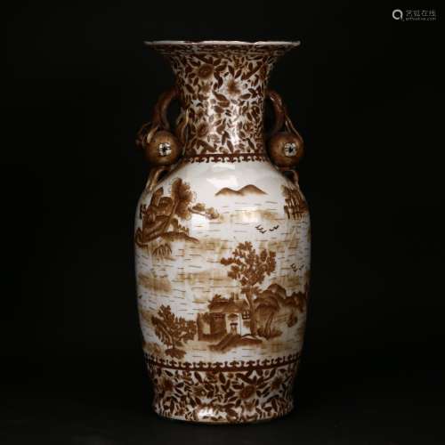 A Chinese Porcelain Vase, Qian Long Mark