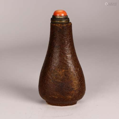 A Chinese Bamboo Snuff Bottle