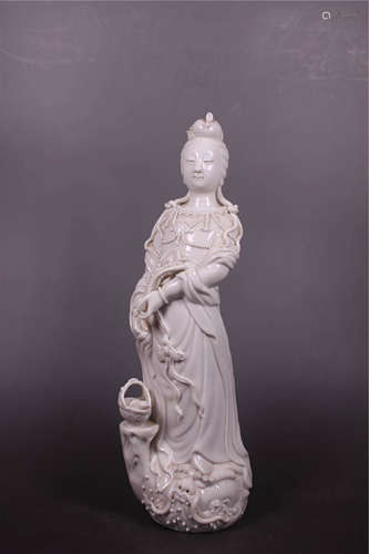 Blanc-de-chine Dehua Porcelain Guan Yin