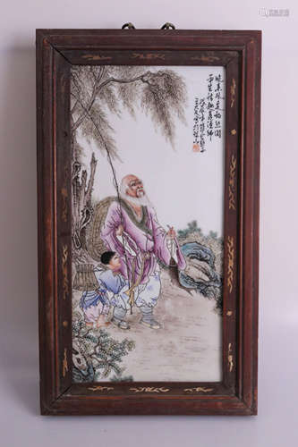 Chinese Porcelain Plaque