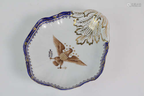 20th C. Canton Export Dish with Eagle design