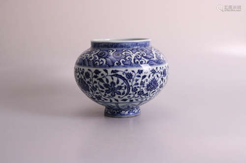 Chinese Blue And White Porcelain Jar