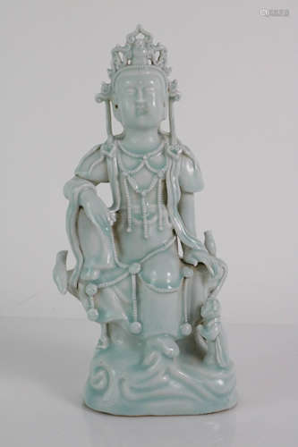 Chinese Celadon Guan Yin