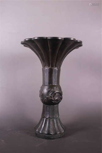 Chinese Ming Dynasty Bronze Vase