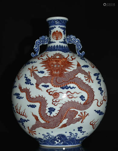 Chinese Blue And White Porcelain Vase