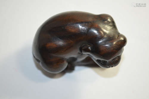 Japanese carving of small animal