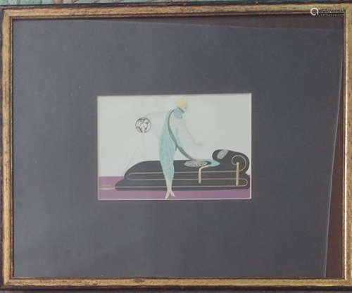 Erte, (Russian/French) Framed Print.