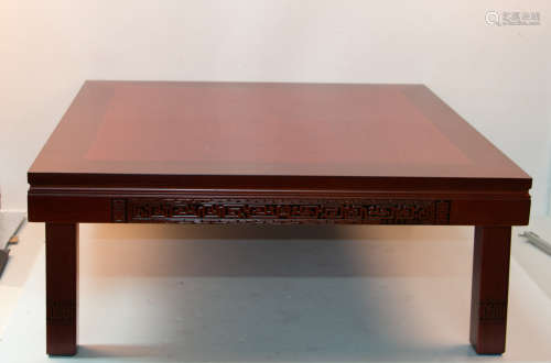 A chinese lacquerware wood table