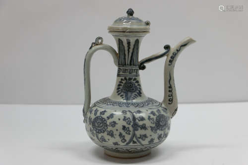 A chinese blue&white pot