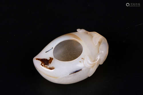 A chinese agate wash pot
