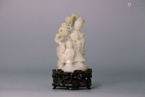 A chinese jade decoration