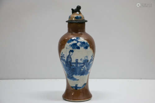 A chinese blue&white vase