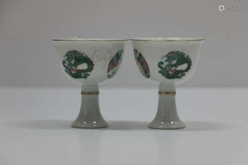 A chinese famille rose cup