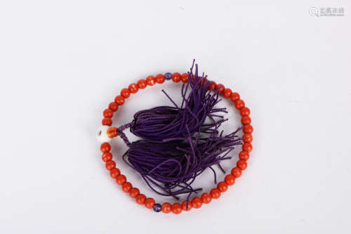 A chinese coral bracelet