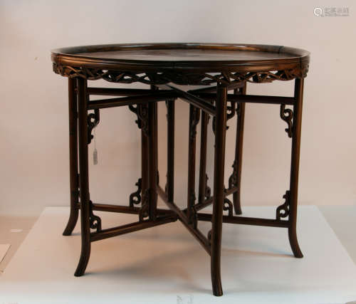 A chinese hardwood table