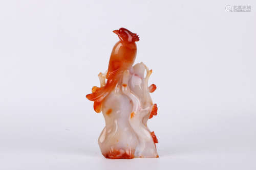 A chinese agate decoration