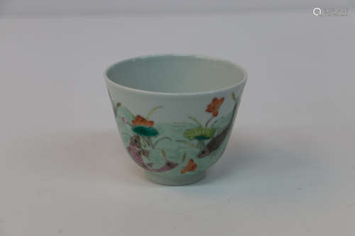 A chinese porcelain cup