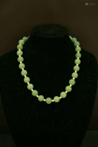 A emerald necklace