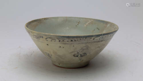 16th-17th century blue and white bowl