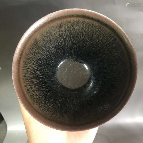 A JIANYAO 'TUHAO' HAT SHAPED TEA BOWL