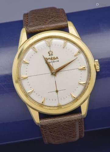 OMEGA		Montre en or jaune 18 carats (750 millièm...