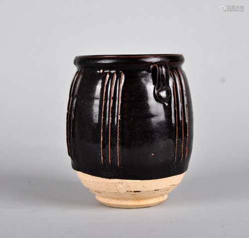 A Black Glazed Jar, Song-Yuan Dynasty