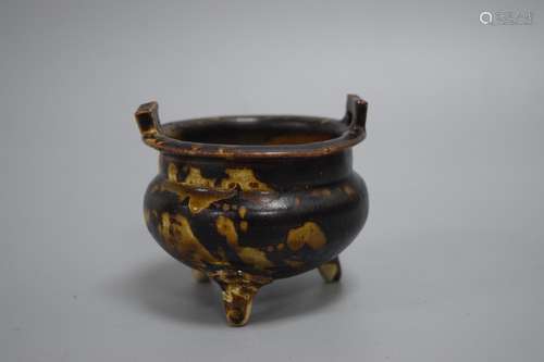 A Jizhou Ware Incense Burner, Song Dynasty