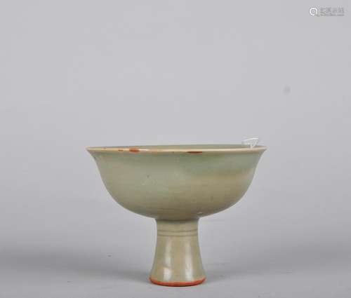 A Longquan Stem Cup, Song Dynasty