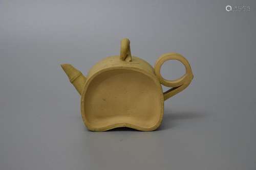 A Bamboo Style Clay Tea Pot