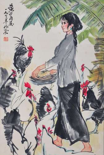 Huang Zhou, Hand Painting