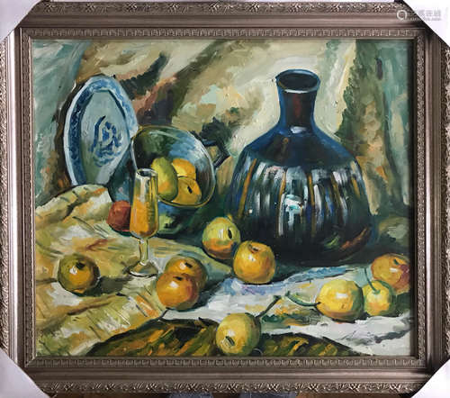 OIL PAINTING <STILL LIFE>