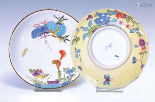 bowl, Meissen, around 1730, Kakiemon decor, brown edge