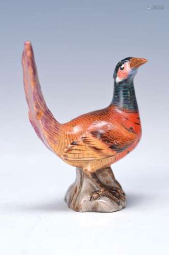 figurine, Meissen, around 1900, pheasant, after