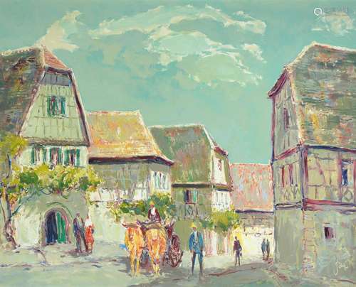 Karl Graf, 1902-1986 Speyer, View from Gleiszellen