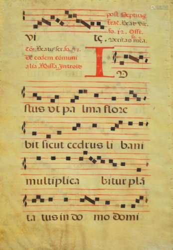 two Antiphonaries, probably Spain, 16th cent.,black and
