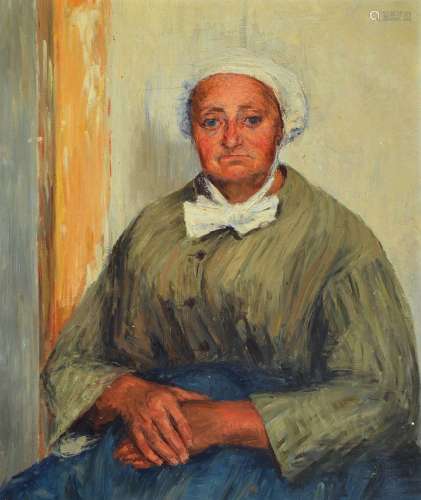 Unidentified artist, 1st half of 20th century,portrait of