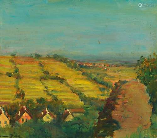 Otto Dill, 1884 Neustadt-1957 Bad Durkheim, landscape