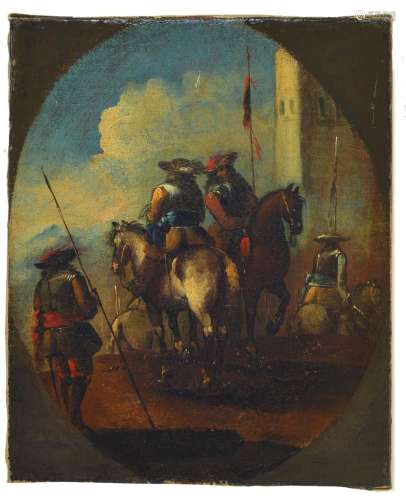 Unidentified artist, the Netherlands, around 1780, two
