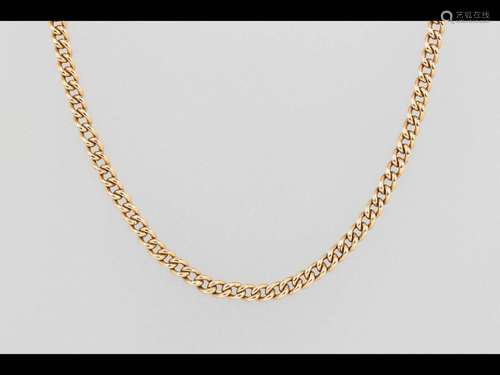 14 kt gold curb chain