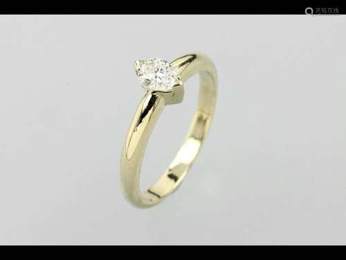 14 kt gold ring with diamond