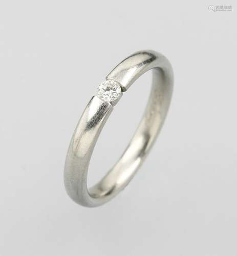 CHRISTIAN BAUER platinum ring with brilliant